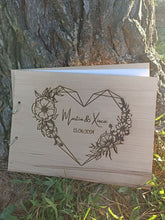 Álbum de fotos de madera