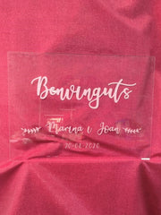 Cartel de metacrilato