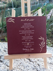 Minuta de cartón piedra