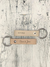 Llavero de piel personalizado