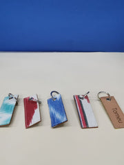 Llavero llengos mallorquinas y piel