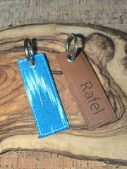 Llavero llengos mallorquinas y piel