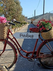 Letrero de señalización de madera