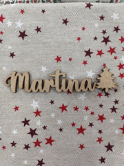 Marcasitios personalizado para Navidad