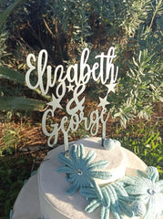 Topper de tarta metálico