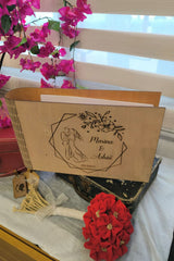 Libro de firmas de madera