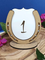 Mesero herradura de madera