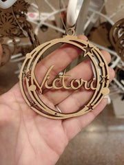 Bola de Navidad de madera