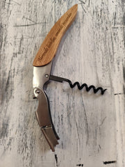 Sacacorchos de madera