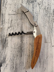 Sacacorchos de madera