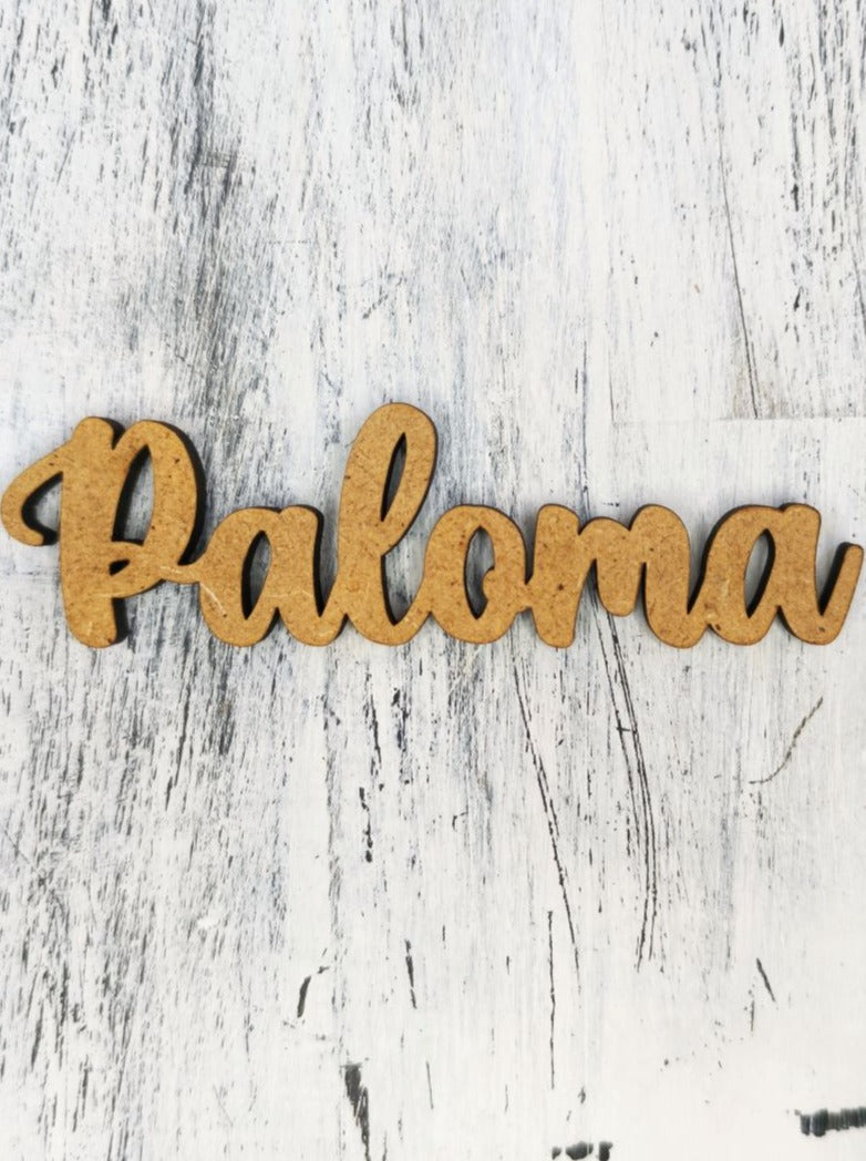 Nombre de madera M